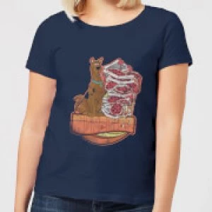 Image of Scooby Doo Munchies Womens T-Shirt - Navy - L
