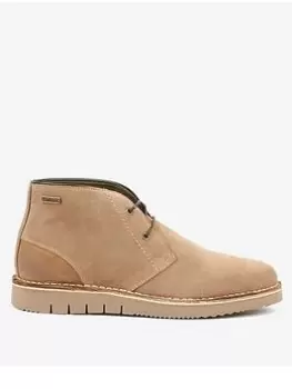 Image of Barbour Kent Suede Chukka Boots, Taupe, Size 8, Men