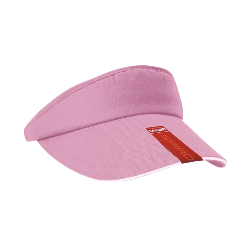 Image of Result Result Men Herringbone Sandwich Peak Visor Cap in Pink Pink One Size Male 5063527387370
