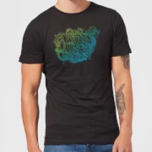 Image of Rick and Morty Wubba Lubba Dub Dub Mens T-Shirt - Black