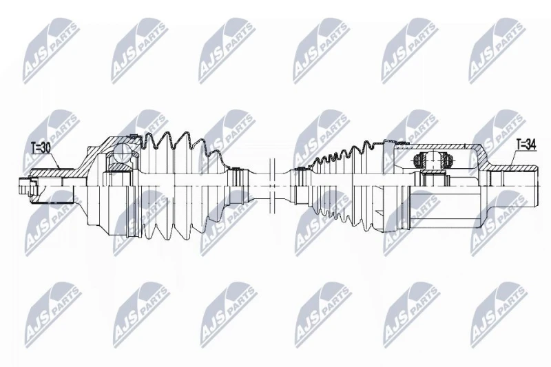 Image of NTY Drive shaft NTY NPW-ME-102