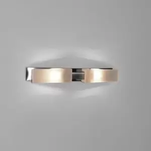 Image of Arco wall light 2 G9 bulbs, satin nickel