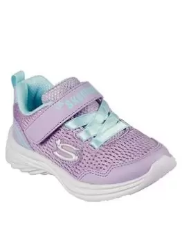 image of Skechers Toddler Girls Dreamy Dancer Satin Trainer, Purple, Size 5 Younger