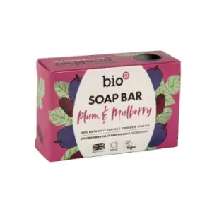 image of Bio-D Bio-D Plum and Mulberry Boxed Soap Bar 20 x 90g