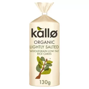 image of KALLO FOODS - Organic Thick Rice Cakes Lightly Salted