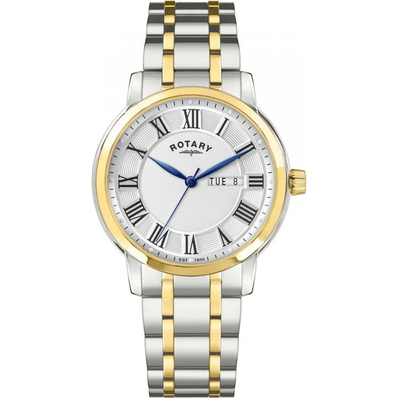 Image of Rotary Mens RGB10021-70 Heritage 40mm Quartz Watch Multicolor Male One Size