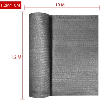 Image of Shade Net, Balcony Covering 1-1.2-1.4x10m Anthrazit 1,2x10m (de) - Detex