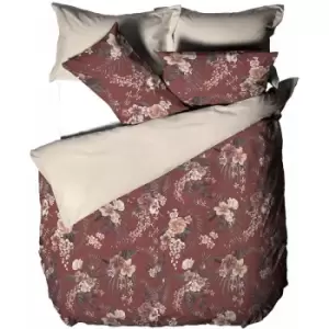 Image of Linen House Taira Duvet Cover Set (King) (Multicoloured) - Multicoloured