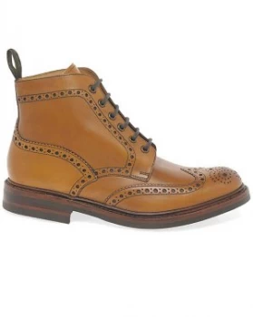 image of Loake Bedale Mens Wide Fit Brogue Boots