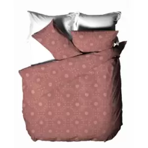 Image of The Linen Yard Bohemian Duvet Cover Set (Superking) (Red)
