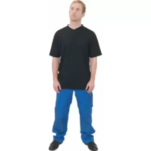 Image of Function v Neck Large Black T-Shirt - Black - Tuffsafe