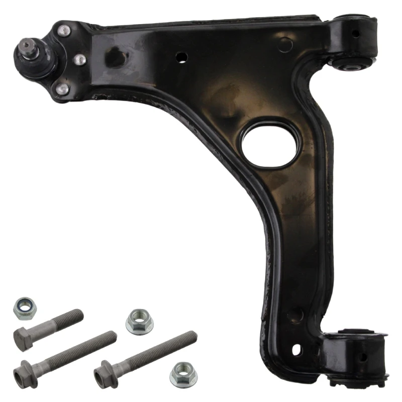 Image of FEBI BILSTEIN 38273 Suspension arm Control Arm, Sheet Steel, Lower, with rubber mount, with fastening/mounting material Sheet Steel Track Control Arm
