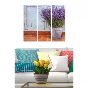 Image of MDF1157696 Multicolor Decorative MDF Painting (3 Pieces)