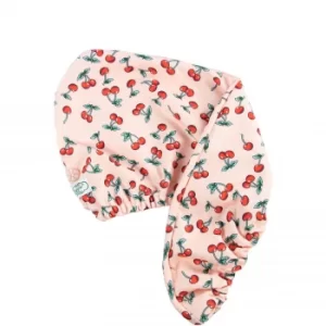 image of The Vintage Cosmetic Company Cherry Print Hair Turban