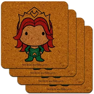 Image of Aquaman Chibi Coaster Set