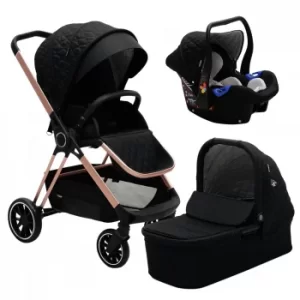Image of My Babiie MB250 Black Quilted Travel System