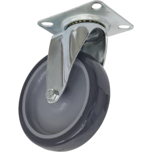 image of Sealey Swivel Plate Castor Grey 100mm