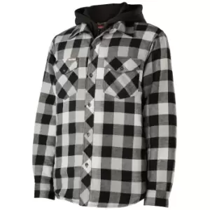 image of Hard Yakka Mens Quilted Durable Flannel Casual Shacket M - Chest 38-40' (96-101cm)