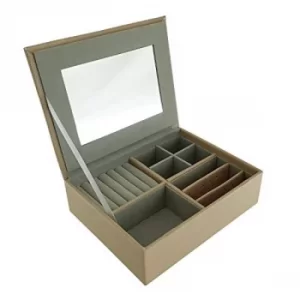 Image of Sophia Medium Latte Jewellery Box