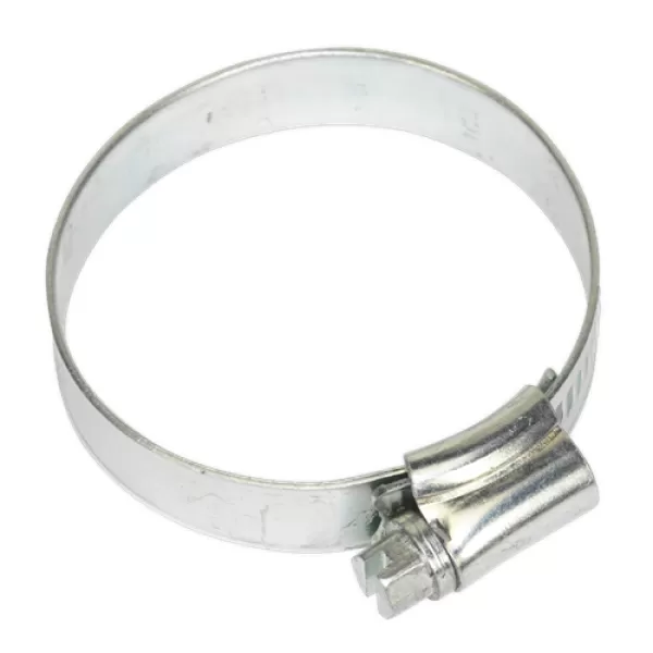 image of Genuine SEALEY SHC2 Hose Clip Zinc Plated &#216;38-57mm Pack of 20