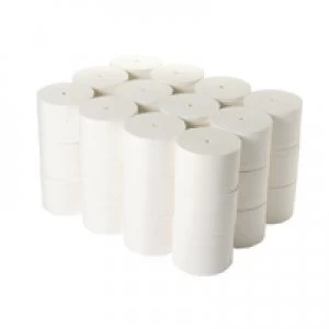 image of 2Work Coreless Toilet Rolls 95mmx96m 800 Sheets White Pack of 36 TWH