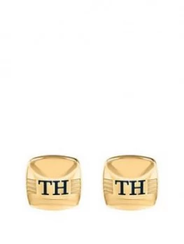 Image of Tommy Hilfiger Monogram Logo Cufflinks