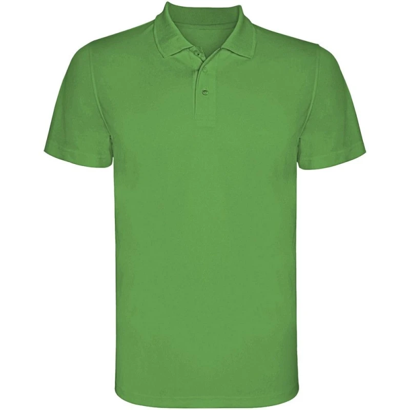 Image of ROLY ROLY Men Monzha Short-Sleeved Polo Shirt in Bottle Green Size: Small Bottle Green S Male 5063470828913