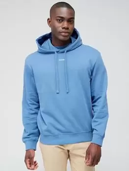 Image of HUGO Dapo Overhead Hoodie, Blue Size M Men