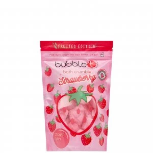 image of Bubble T Bath Crumble - Strawberry 250g