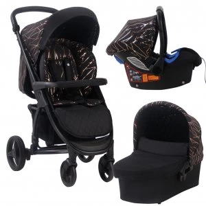 Image of My Babiie MB200+ Travel System - Black and Gold