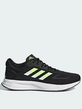 Image of adidas Duramo 10, Black/Yellow, Size 10, Men
