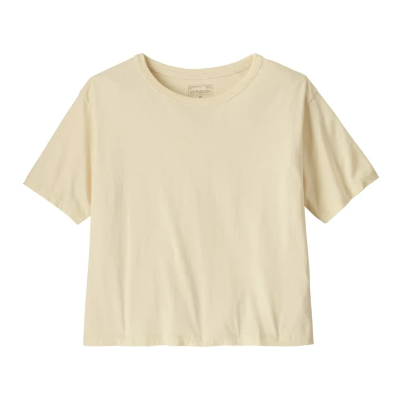 Image of Womens T-Shirt Patagonia Daily Easy Cut Beige Female XL