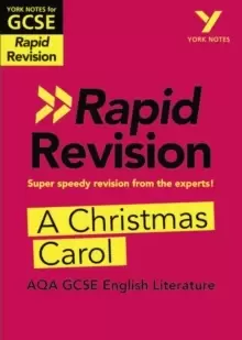 Image of A Christmas Carol RAPID REVISION: York Notes for AQA GCSE (9-1) : - catch up, revise and be ready for 2022 and 2023 assessments and exams