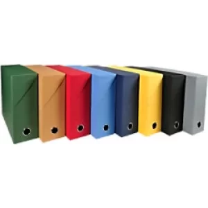 Image of Exacompta Transfer Boxes 120mm, Assorted, Pack of 5