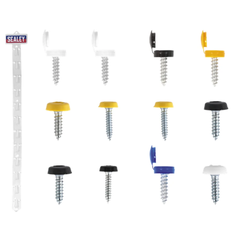 Image of Sealey Clip Strip Deal - Mixed Numberplate Screws NPSSET