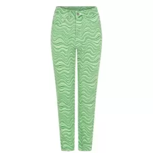 Image of Daisy Street Daisy Street Wavy Mom Jeans Womens - Green
