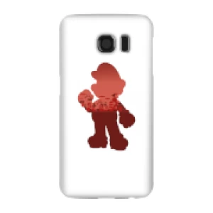 image of Nintendo Super Mario Mario Silhouette Phone Case - Samsung S6 - Snap Case - Gloss