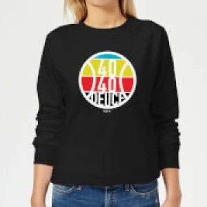 image of 40 40 Deuce Womens Sweatshirt - Black - 3XL