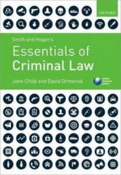 Image of Smith and Hogans Essentials of Criminal Law by John Child Paperback