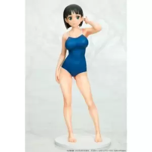 image of Sword Art Online PVC Statue 1/7 Suguha Kirigaya Leafa Navy Blue Swimsuit Ver. 23cm