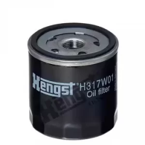 image of Spin-On Oil Filter H317W01 by Hella Hengst