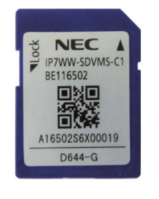 Image of NEC BE116502 memory card 1 GB SD