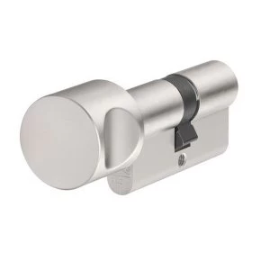 image of ABUS Mechanical KE60NP Euro Thumbturn Cylinder Nickel Pearl Z35mm / K35mm Visi