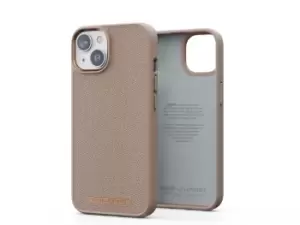 Image of Njord byELEMENTS Fabric Just Case for Apple iPhone 14, Pink Sand