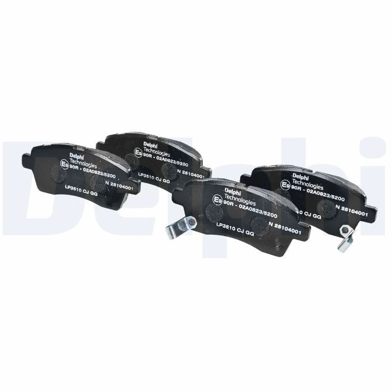Image of DELPHI Brake pad set DELPHI LP3510