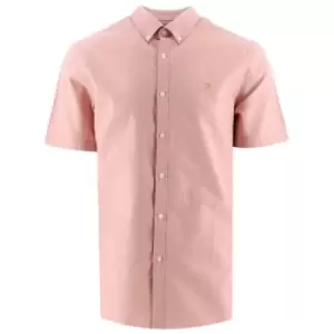 Image of Farah Torch Orange Brewer Shirt