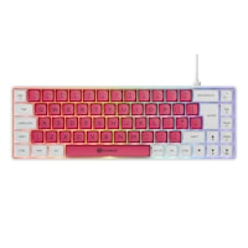 Image of Gamiac TKL69G SF Gaming Keyboard Kailh Blue - White/Red (UK)