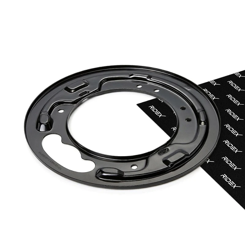 Image of RIDEX 1330S0629 Brake Disc Back Plate Rear Axle Right Splash Panel,brake disc (1330)