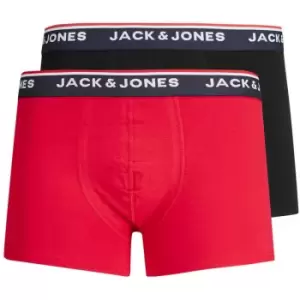 image of Jack & Jones Mens Jacorganic Trunks 2 Pack Boxer Shorts XL - Waist Size 38' (96cm)