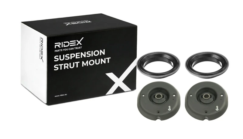 Image of RIDEX 1180S1089 Top strut mount Front Axle Suspension Strut Support Bearing (1180)